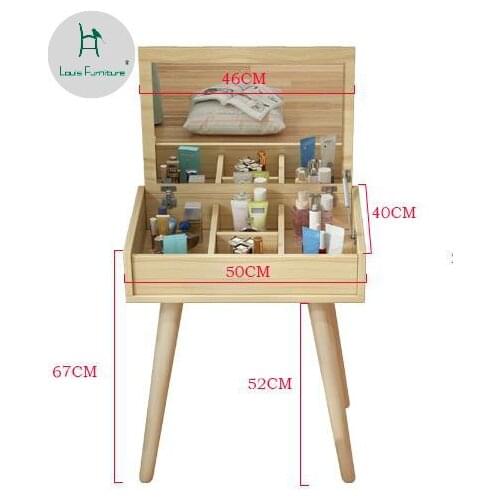 Louis Fashion Dressers Nordic Bedroom Small Family Flip Makeup Stage Modern Simplicity