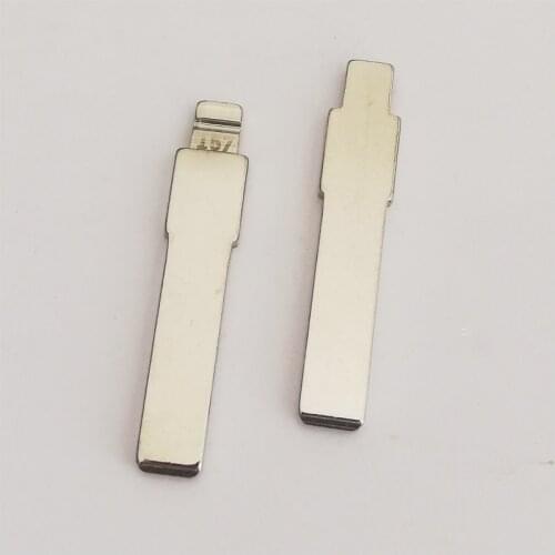 Good quality 157# Metal Blank Uncut Flip KD Remote Key Blade For Fia-t SIP22 Blade S521