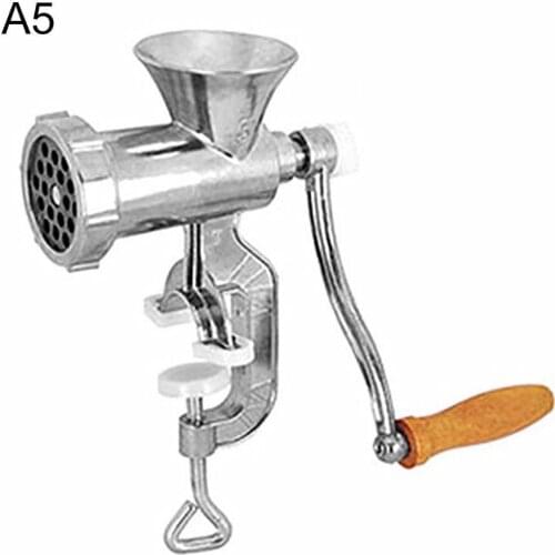 Multifunctional Kitchen Manual Hand Meat Grinder Aluminum Alloy Sausage Mincer Hand Operating Meat Grinder Sausage Maker