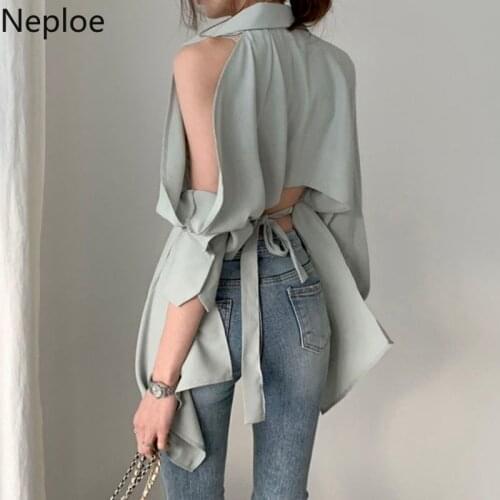 Блузки с открытыми плечами Neploe China At AliExpress