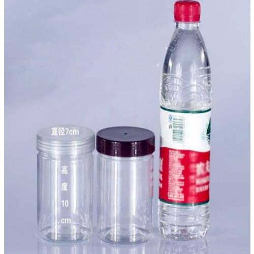 New Real Army Plum Mason Jar Spices Plastic Bottle Transparent Seal The Jar Packaging Box Diameter 7cm series 4Types a set