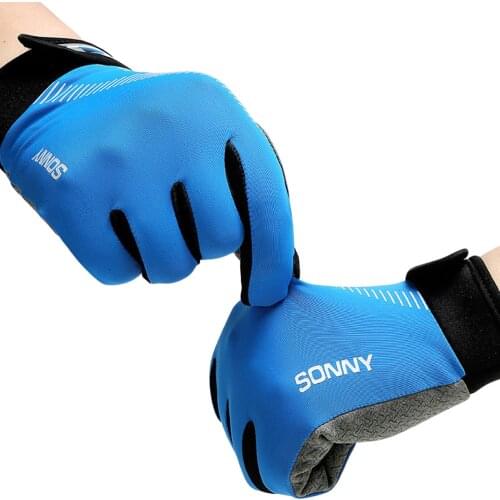 Spring and Summer Ice Silk Riding Gloves Exercise Mountaineering Outdoor Training Sports Full Finger Gloves
