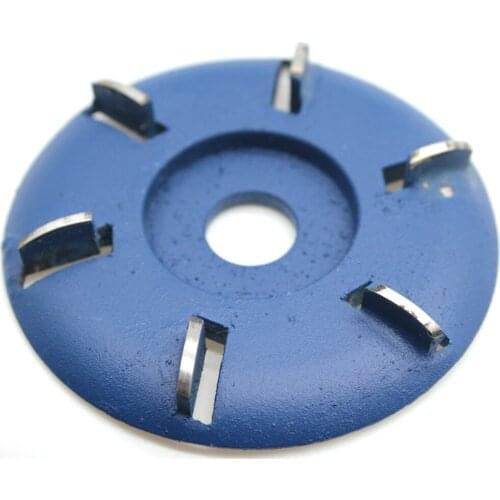 16mm Bore Wood Carving Disc Tool Angle Grinder Milling Cutter 6 Teeth Tea Plate Knife For Opening Aperture Woodworking Turbo