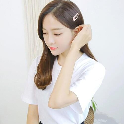 10pcs Candy Color Hair Clip High-quality Light Hairgrip Hairpins Kids Girls Simplicity Exquisite Barrettes Hair Accessories