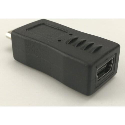 ULT-Best Wholesale Micro USB Male To Mini 5pin Female Adapter Charger Connector Converter Adaptor 300pcs/lot