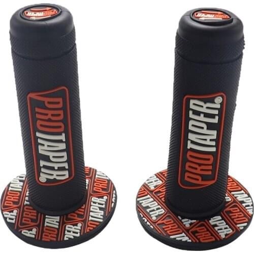 7/8'' Universal Motorcycle Taper Handlebar Grips Gel Brake Rubber Motocross Handle Grip For pit bike cafe racer