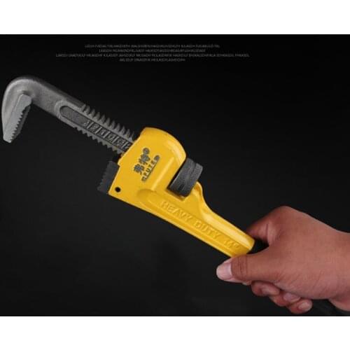 Hot selling 8"10"12"14 inch universal fast pipe wrench tube wrench small pipe spanner to install pipe pliers