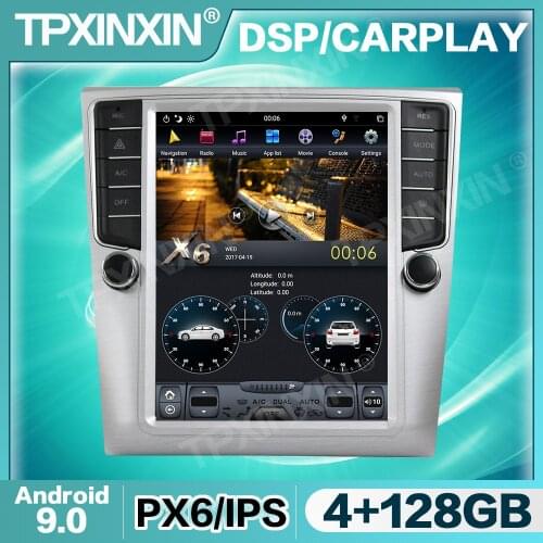 Tesla IPS Touch Screen For Volkswagen Magotan 2012 - 2016 Android 10.0 Car Radio Multimedia Video DVD Player Navigation GPS 2din