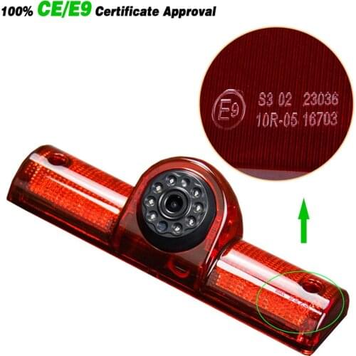 Freezzmi HD CCD Car Brake Light Rear View Reverse Backup Paking Camera for Nissan NV1500/NV2500/NV3500 2009-2019