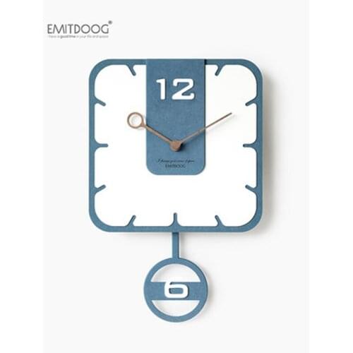 Swing Childrens Room Mute Wall Clock Living Room Wall Clock Personality Fashion Creative Decoration Table
