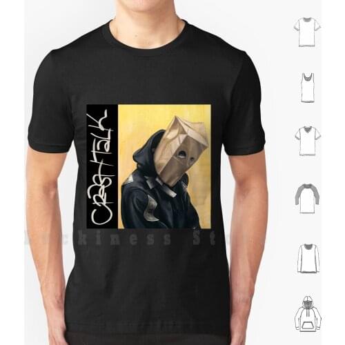 Crash Talk T Shirt Print 100% Cotton New Cool Tee Schoolboy Q Tony Oxymoron Blank Face Crash Talk Album New Merch