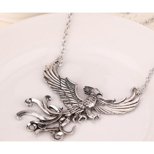 Cheer Up the Phoenix Necklace exquisite Pendant Necklace True to life likeness moive jewelry