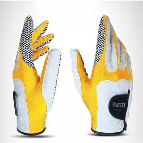 Mens Golf Fiber Cloth Gloves Left Hand Glove Magic Elastic Particles Women Slip-resistant Gloves Golf Accessories