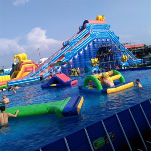 Large number of products for sale Childrens water park inflatable slide
