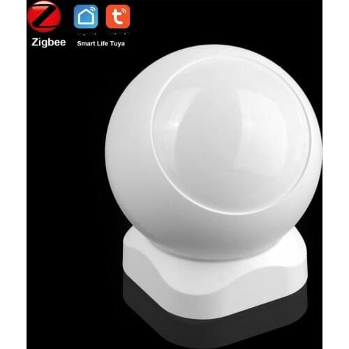 Tuya ZigBee Motion Sensor Passive Infrared PIR Detector Tuya Security Intruder Alarm Motion Detector with CR123A Battery