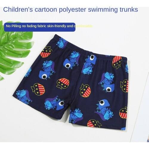 2021 New Fashion Childrens Cartoon Swimming Trunks 2-14 Years Old Teenagers Comfortable and Breathable Swimming Trunks