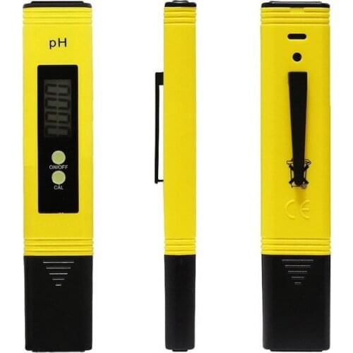 Hot Portable Pen Pocket Digital Water PH Meter Tester Quality Measure Range 0.0-14.0pH for Aquarium Pool Water Laboratory Soil
