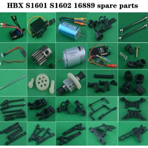 HBX SG1601 SG1602 16889A 16889 remote control car accessories motor receiver gear rod drive shaft differential, etc