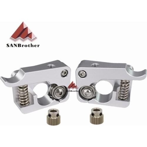 MK10 Remote Direct Extruder Aluminum Part Extrusion 1.75mm Right Left Hand Arm Full Metal Bowden 3D Printers Parts Aluminium