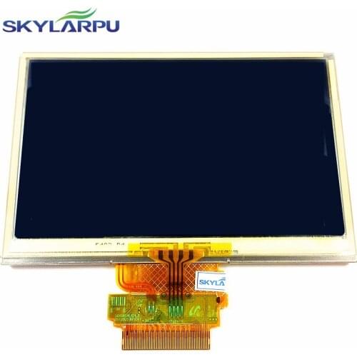 Skylarpu 4.3" inch For TomTom VIA 130 GPS LCD display screen with touch screen digitizer panel free shipping