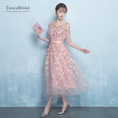 TANYA BRIDAL Women's Evening Dresses Below The Knee