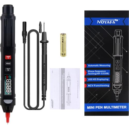Noyafa NF-5310B Digital Display Smart Tester Multimeter digital Voltage indicator Tester Pen Resistance Diode Detector Voltmeter