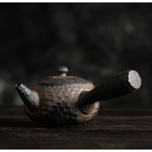 Japanese Handmade Teapot Kung Fu Ceramic Authentic Tea Kettle Japan Retro Tea Pots 200ml Pottery Tea Set