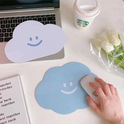 Japanese Mini Antislip Mouse Pad Kawaii Cute Clouds Desk Pads Coasters Keyboard Pad Waterproof Office Supplies Hotsell
