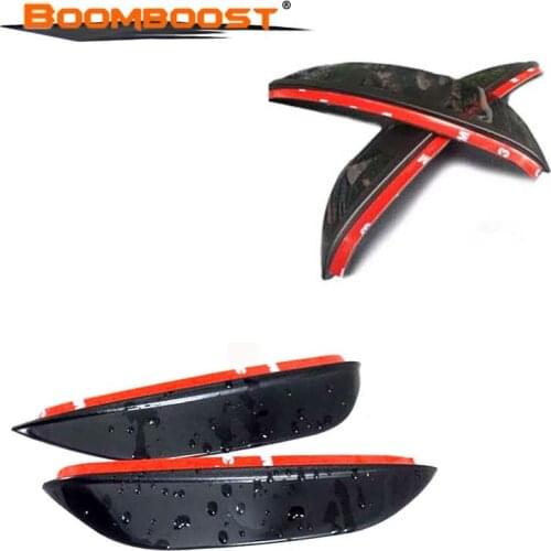 For VOLKSWAGEN for CC 10-15 2 pieces Accessories Car Rearview Mirror Rain Shade Rainproof Blades Back Mirror Eyebrow Rain Cover