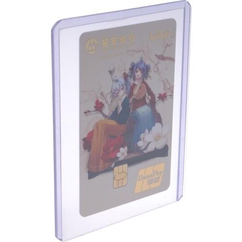 25pcs Transparent Card Protector Sleeves Id Card Holder Purse Business Credit Baseball Sports Cards Trading Card Cover Bags