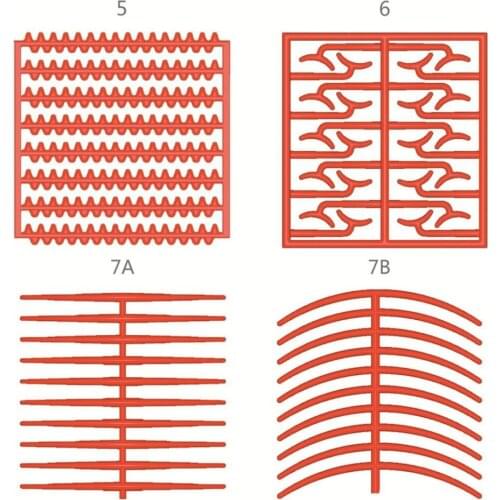 3Boxes Dental Lab Material Dental Wax Mesh Casting Wax Square Grid Clasp Shape Wax Sheet For Cast Metal Partial