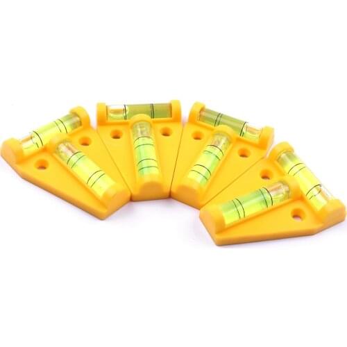 4Pcs Universal 44mm*58mm Two ways Mini Spirit Level measurement instrument T-type Spirit Level Bubble Tool