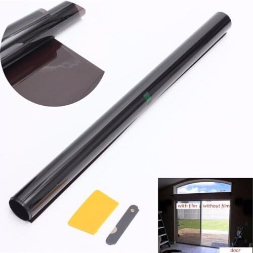 50cmX300cm 2ply metal car window tint VLT 5% curtains tinting film solar protection sun shade for auto side window