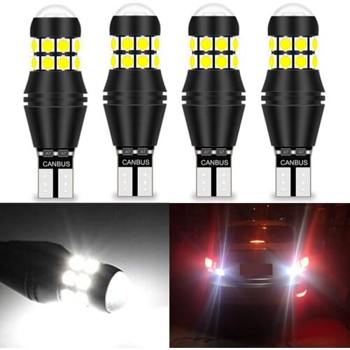 Auto Bulb White DC 12V Car Reverse Back Light T15 W16W 20 SMD 3030 Brake light reversing light LED Canbus for Mazda 3 5 6 CX-5