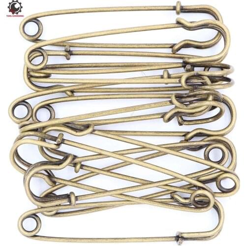 Safety Pins Large Heavy Duty Safety Pin Blanket Pins 3 inch Brooch Pin Stainless Steel Wire Safety Pin Bulk Pins for Blankets
