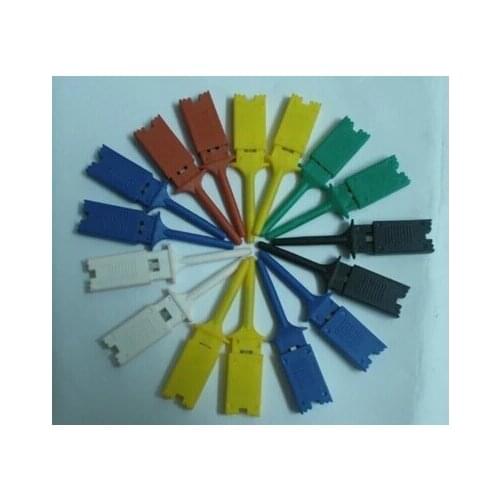 Fast arrival NX321 perfect alternative HT321 18pcs/lot mini grabber SMD IC test hook clip jumper probe 18 PCS