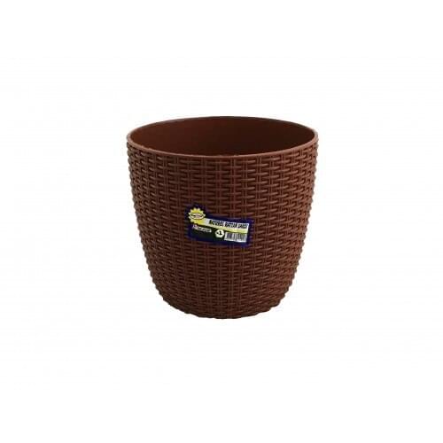 SAMPURHCASE Motif Flower Pot Size 17 cm 2 NO. 23189S