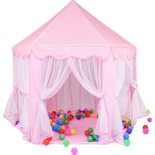Toy Room Game Tent Toys Ball Pit Pool Portable Foldable Princess Folding Tent Castle Gifts Tents Toy Baby Tent