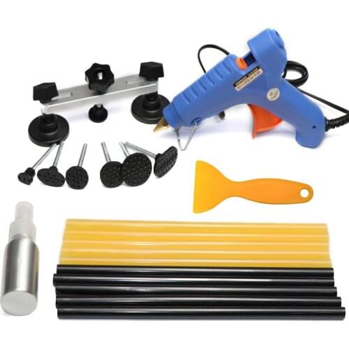 Tools For Dent Removal Paintless Dent Repair Tool Straighten The Dents Pulling Bridge Glue Gun Glue Sticks Tools Kit