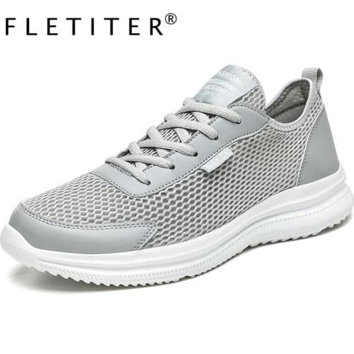 Summer Man Sneakers Mesh Breathable Casual Mens Shoes Walking Lightweight Shoe for Men Comfort Lace Up Running Sport Big Size 13