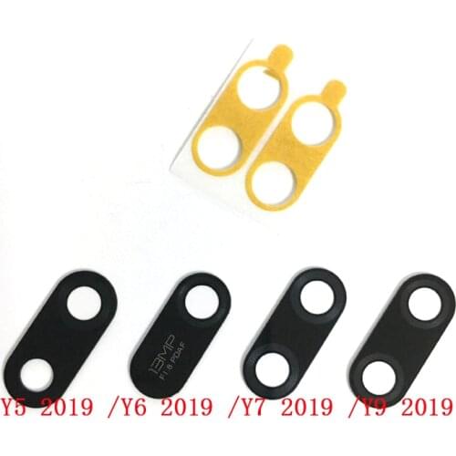 20pcs New Rear Back Camera Glass Lens Cover For Huawei Y5 Y6 Y9 Y7 2019 with Ahesive Sticker Replacement Parts