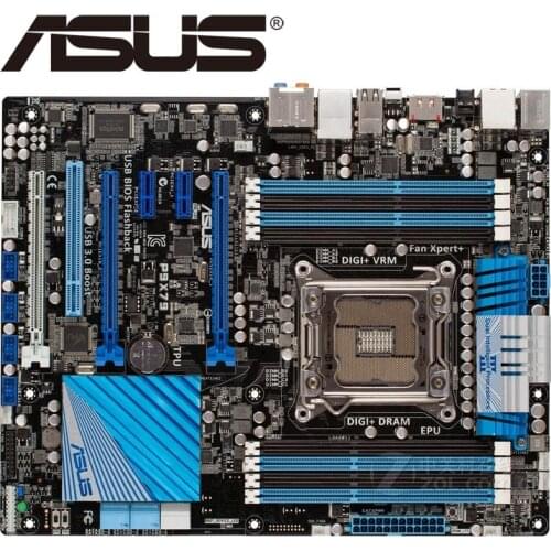 Asus P9X79 Desktop Motherboard X79 Socket LGA 2011 Core i7 DDR3 64G ATX UEFI BIOS Original Used Mainboard On Sale