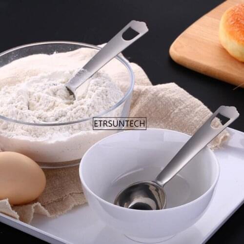 Measuring Spoon Stainless Steel Sugar/Coffee Powder Measuring Scoop Kitchen Accessories Cake Baking Tools 200pcs