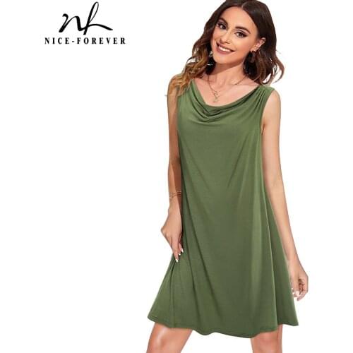Летние платья-халаты NICE-FOREVER China At AliExpress