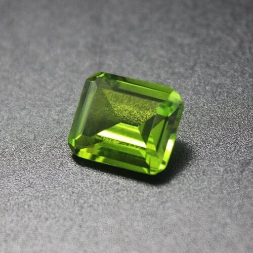 Olivine stone peridot beads fancy colored faceted chrysolite loose created gemstone for jewelry making DIY design