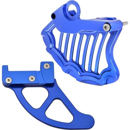 Front Rear Brake Disc Guard Protector for Husqvarna TE FE TX FX 300 150 250 350 450 501 500 with Magura caliper 2018 2019 2020