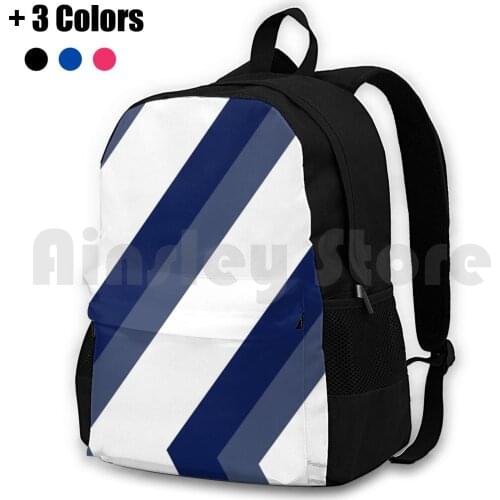 Spurs Outdoor Hiking Backpack Riding Climbing Sports Bag Colours Football Footy Sport Soccer Park Pattern Bar Stripe Stripes
