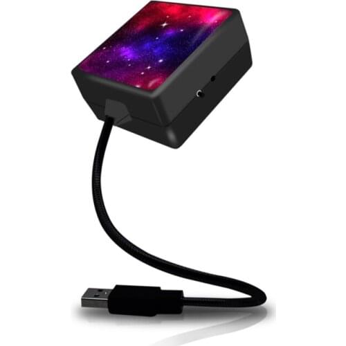 USB Car Led Decorative Atmosphere Lamp Roof Star Night Light Projector Adjustable Car Styling Automotive Interior Light