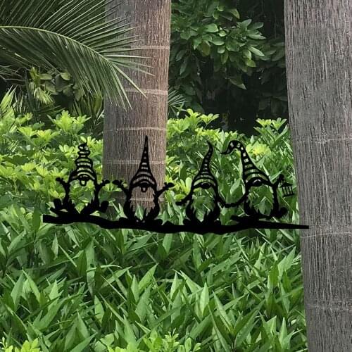 Branch Gnomes Hollowed Out Statue for Outdoor Garden Pile Yard Art Decor