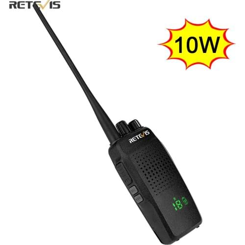 10W High Power Walkie Talkie Retevis RT26 UHF VOX Two Way Radio Transceiver Long Range Walkie-Talkies Company or Outdoor Use PTT
